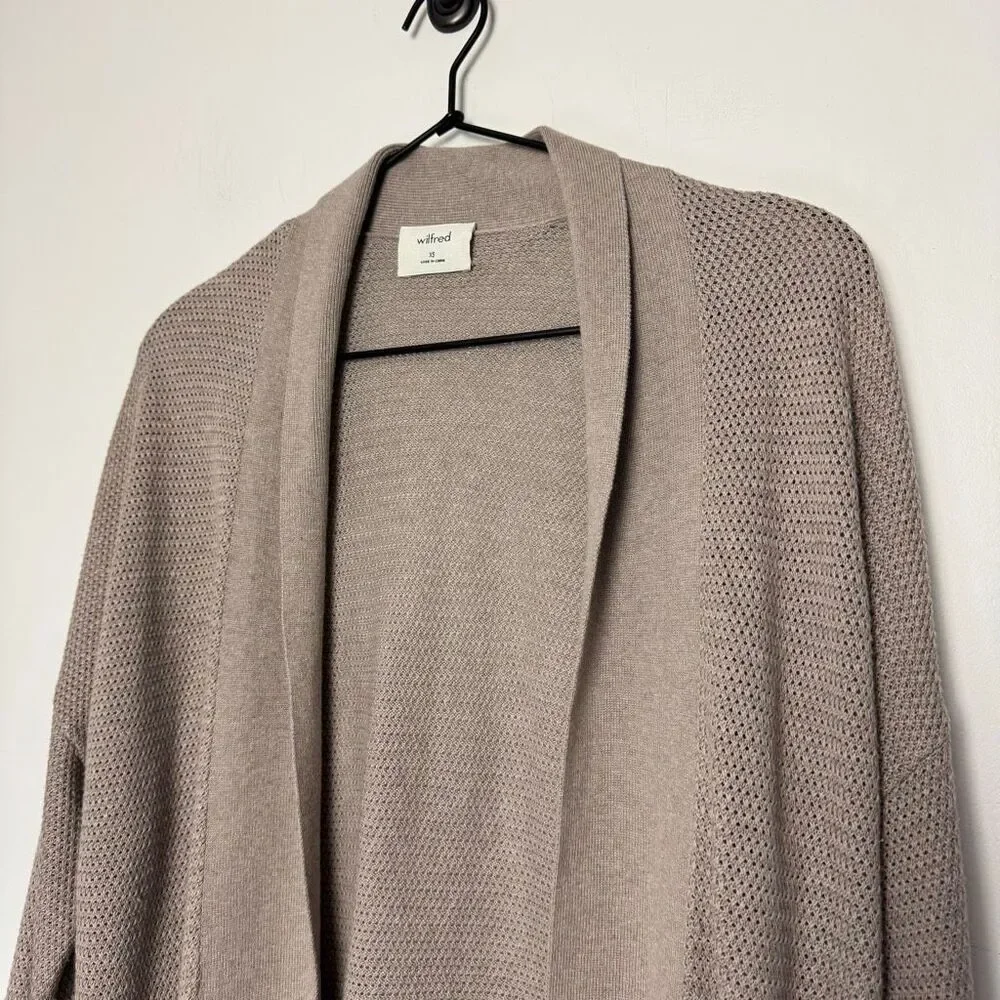 Aritzia Copernic Cotton Silk Cashmere Blend Cardigan XS